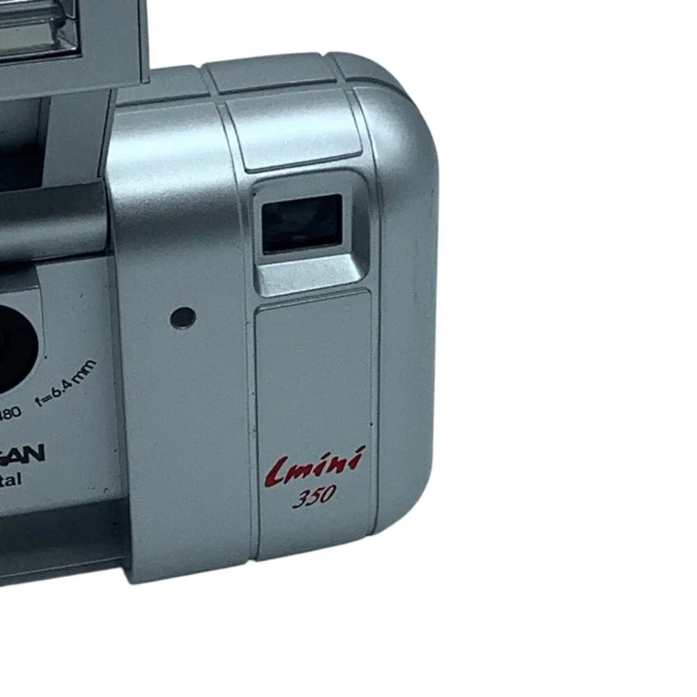 Vtg Largan Lmini 350‎ Digital Camera Silver 640x480 Resolution Flip Flash Y2K